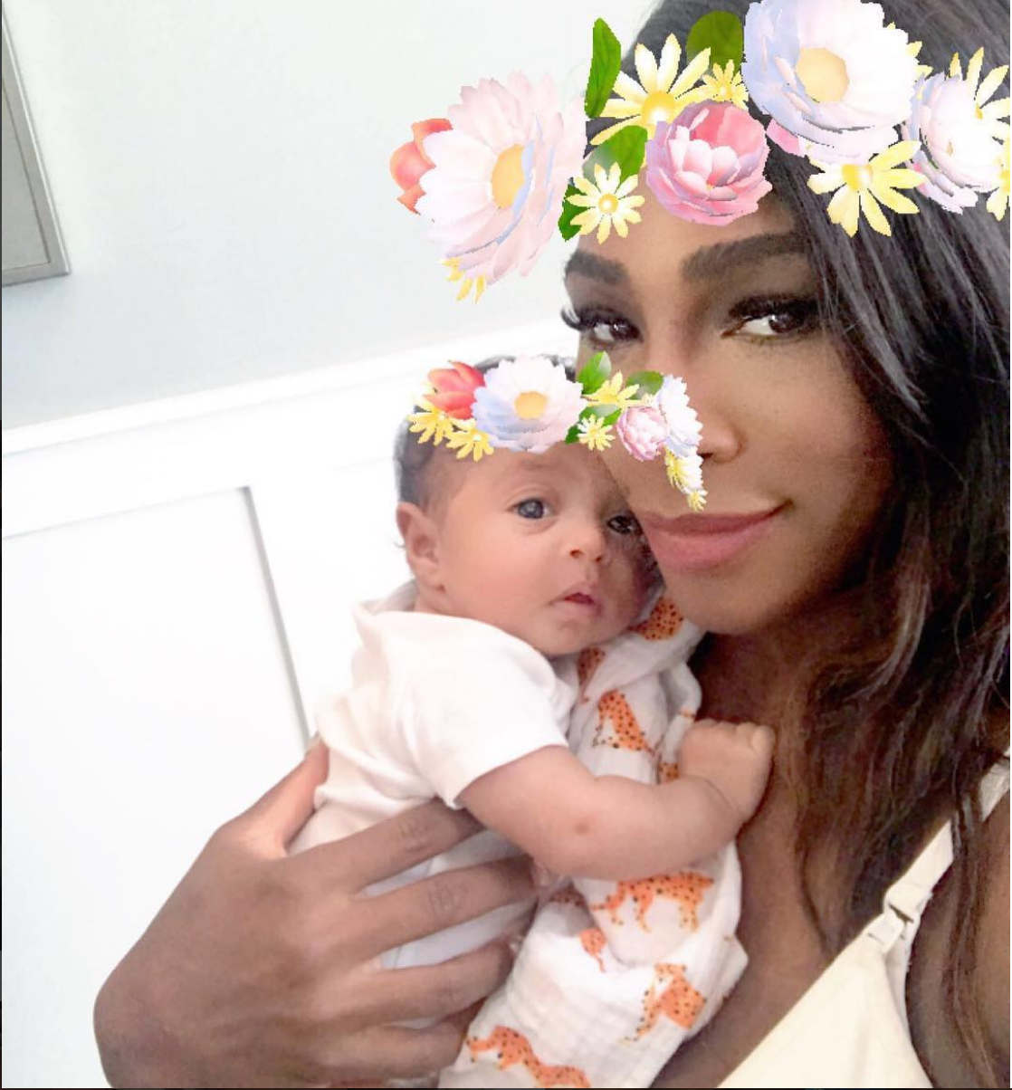Serena Williams and Alexis Ohanian’s Daughter Olympia Is A Little Bundle Of Joy
